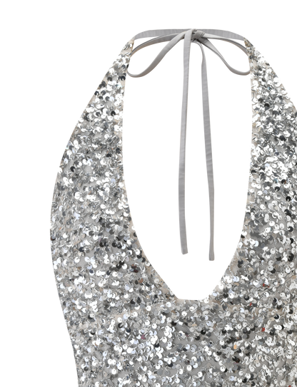 REILYNN TOP - SILVER
