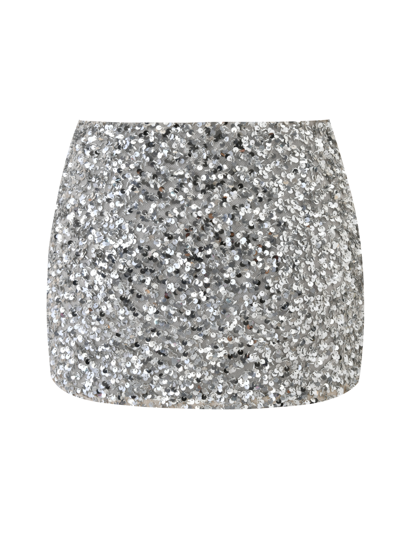 REILYNN MINI SKIRT - SILVER