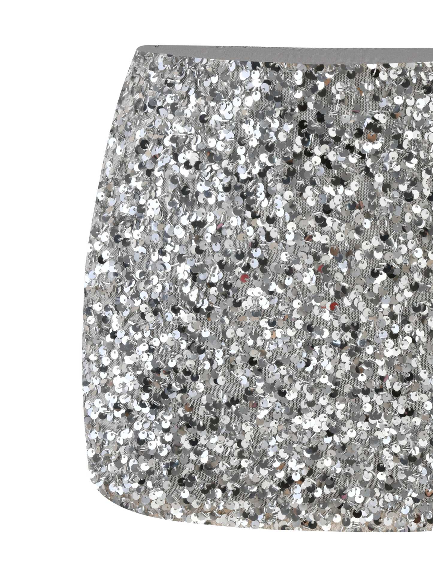 REILYNN MINI SKIRT - SILVER