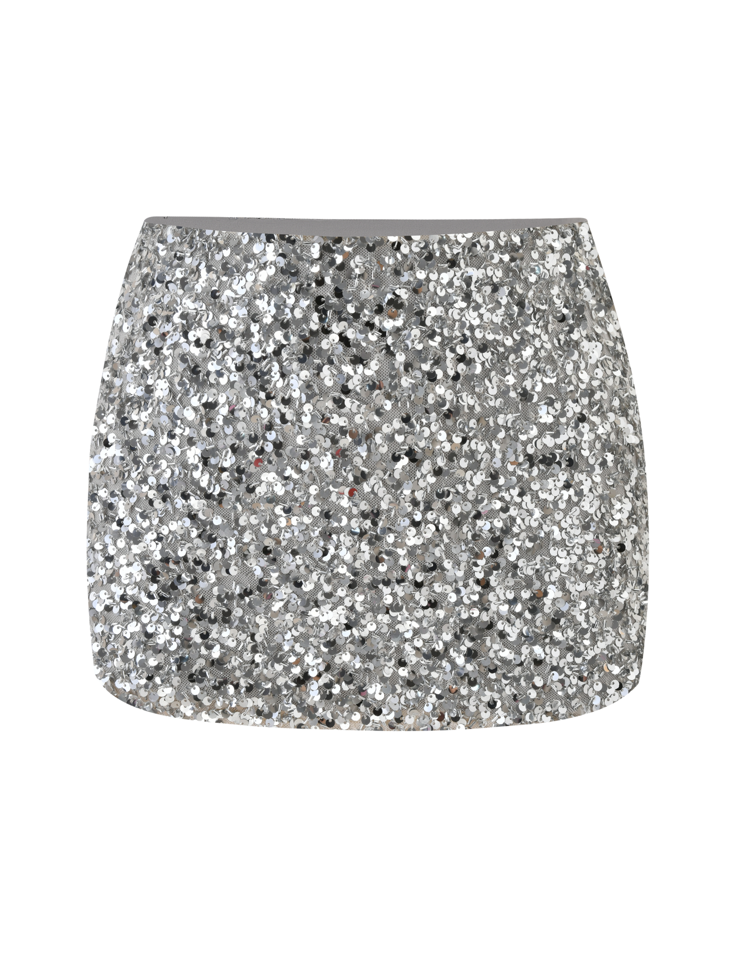 REILYNN MINI SKIRT - SILVER
