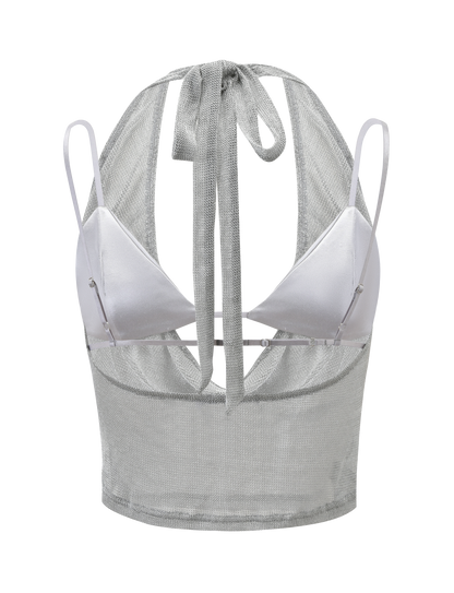 MAKENA TWO-PIECE TOP 2.0 - SILVER