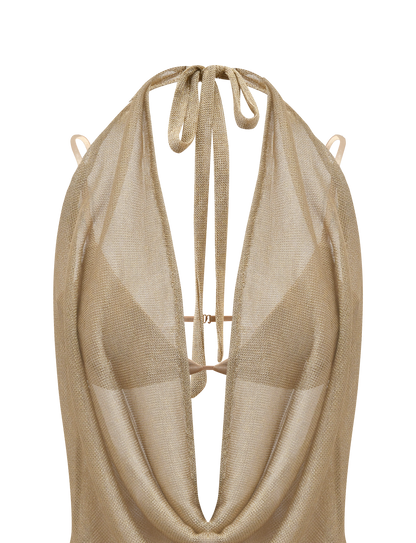 MAKENA TWO-PIECE DRESS 2.0 - GOLD