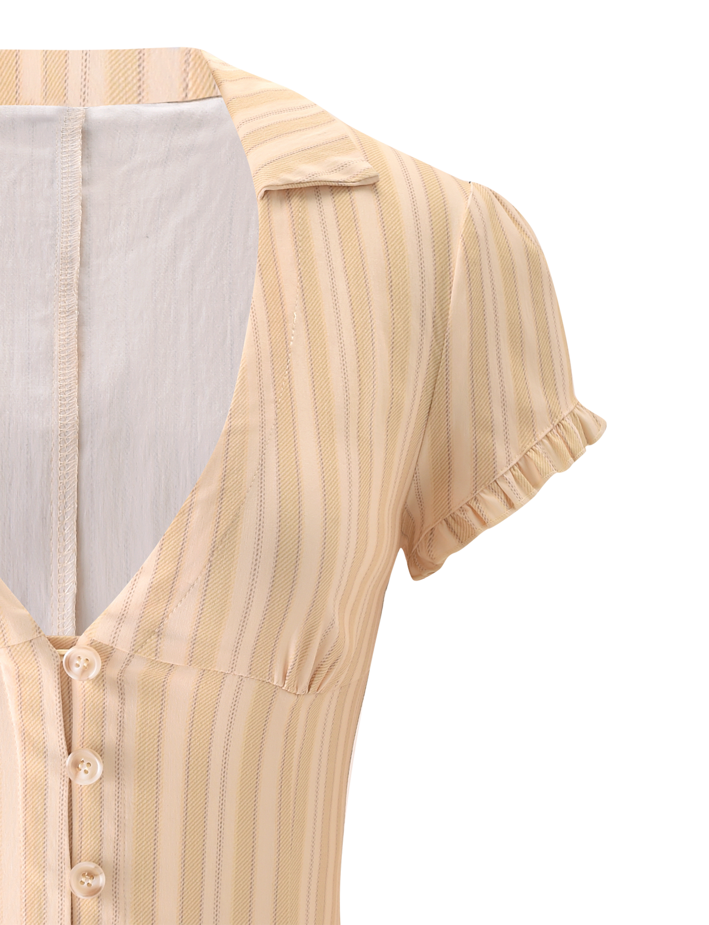KITTIE SHIRT - YELLOW STRIPE