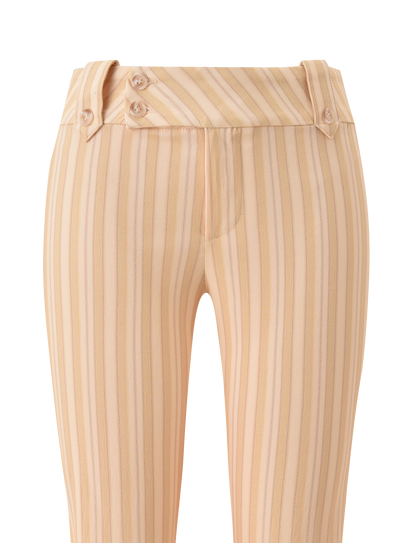 KITTIE CAPRI - YELLOW STRIPE