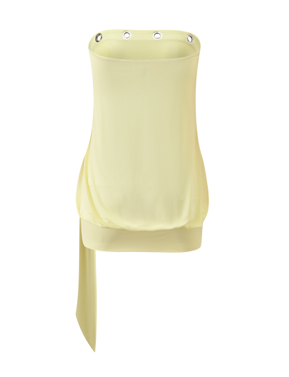 RAVENNA MINI DRESS - BUTTER YELLOW