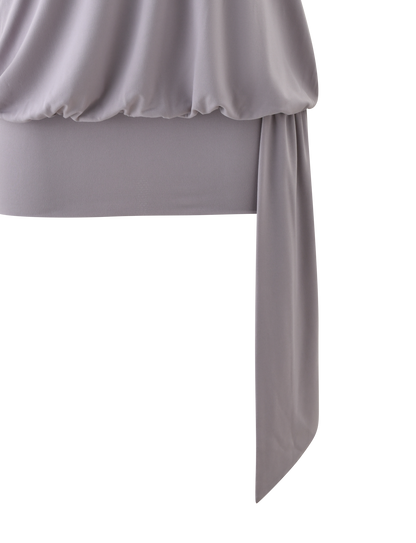 RAVENNA MINI DRESS - COOL SLATE