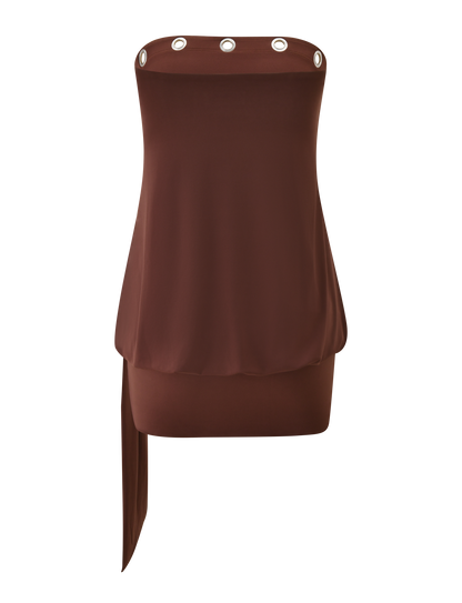 RAVENNA DRESS - MILK CHOCOLATE