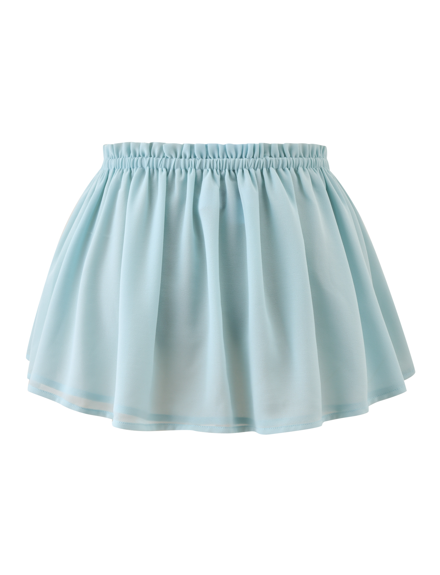 VEDA RUCHED MINI SKIRT - SEAFOAM