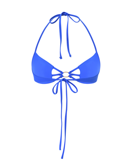 SHARLI BIKINI TOP - COBALT BLUE