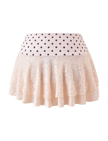 KAYLI MINI SKIRT - CREAM