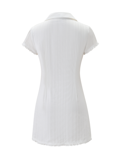 VALERIE MINI DRESS - WHITE