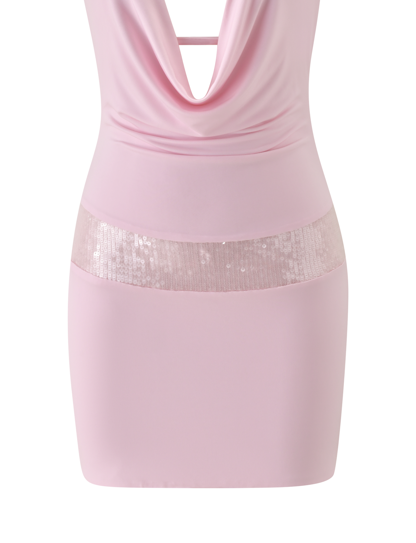 THARA MINI DRESS - BABY PINK