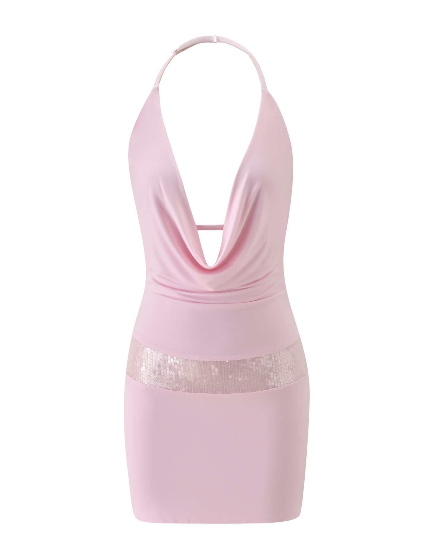 THARA MINI DRESS - BABY PINK