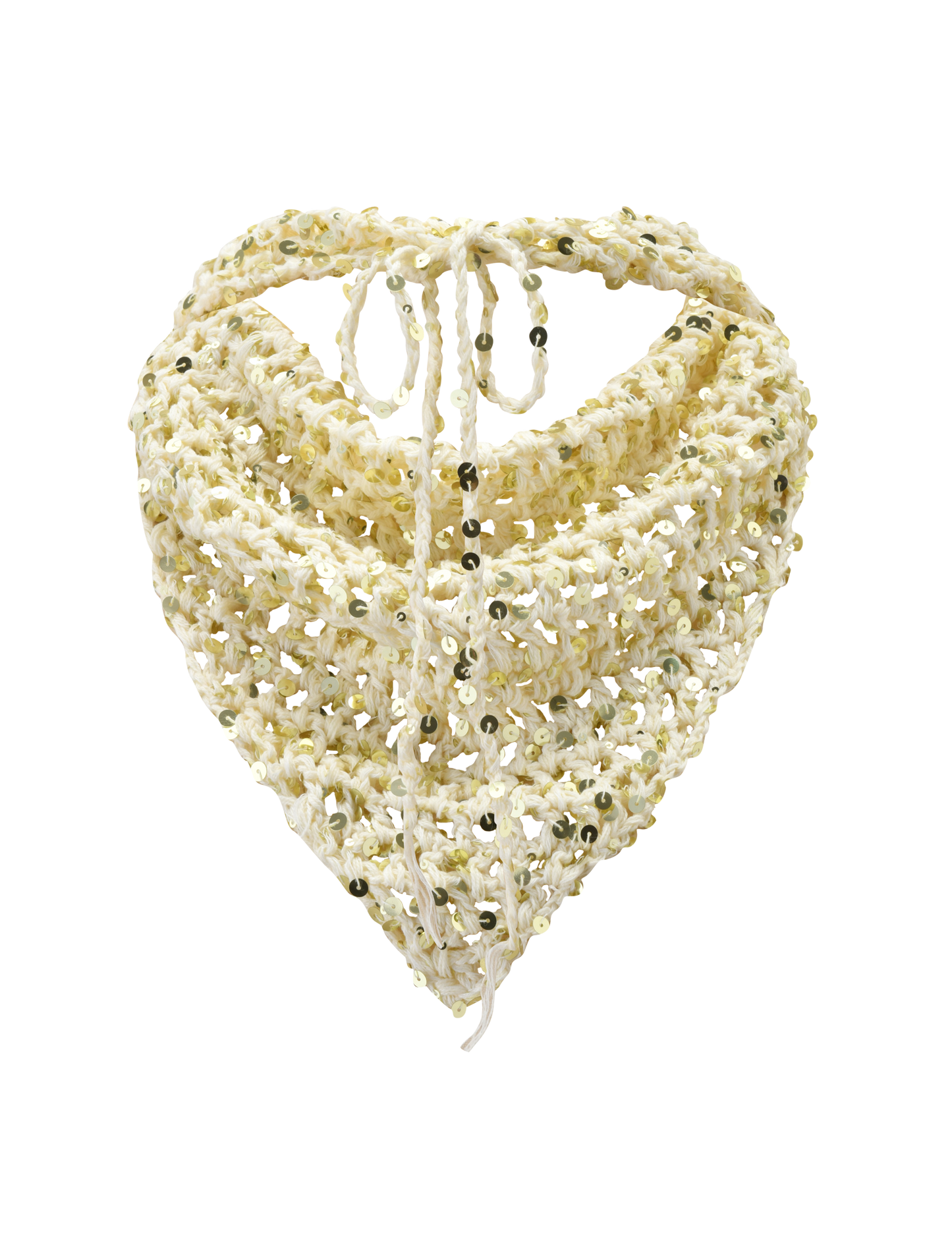 SYLVAN CROCHET SCARF - CREAM