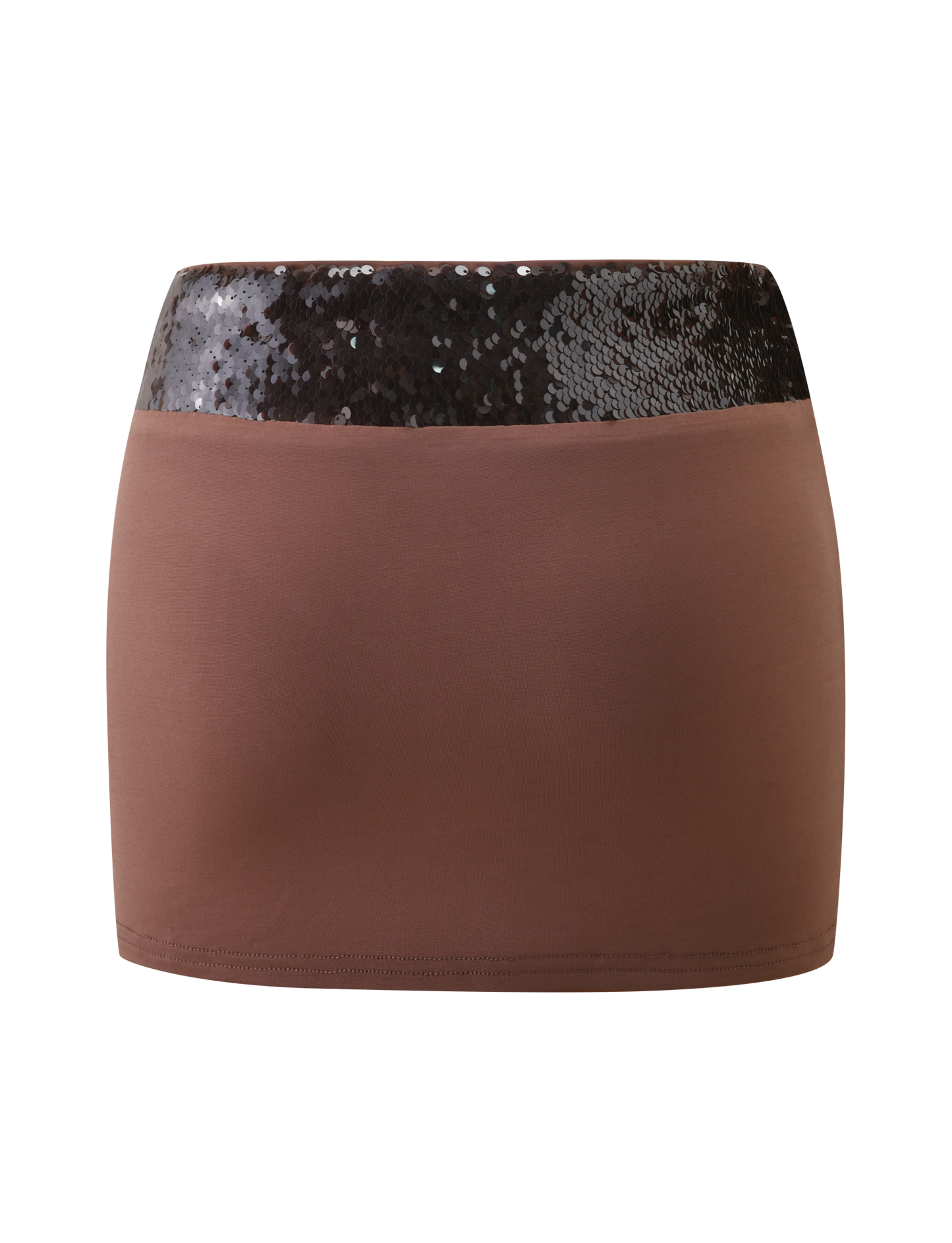 THARA MINI SKIRT - CHOCOLATE