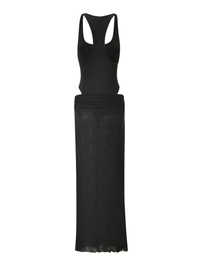 LILIANA-SUMMER MAXI DRESS - BLACK