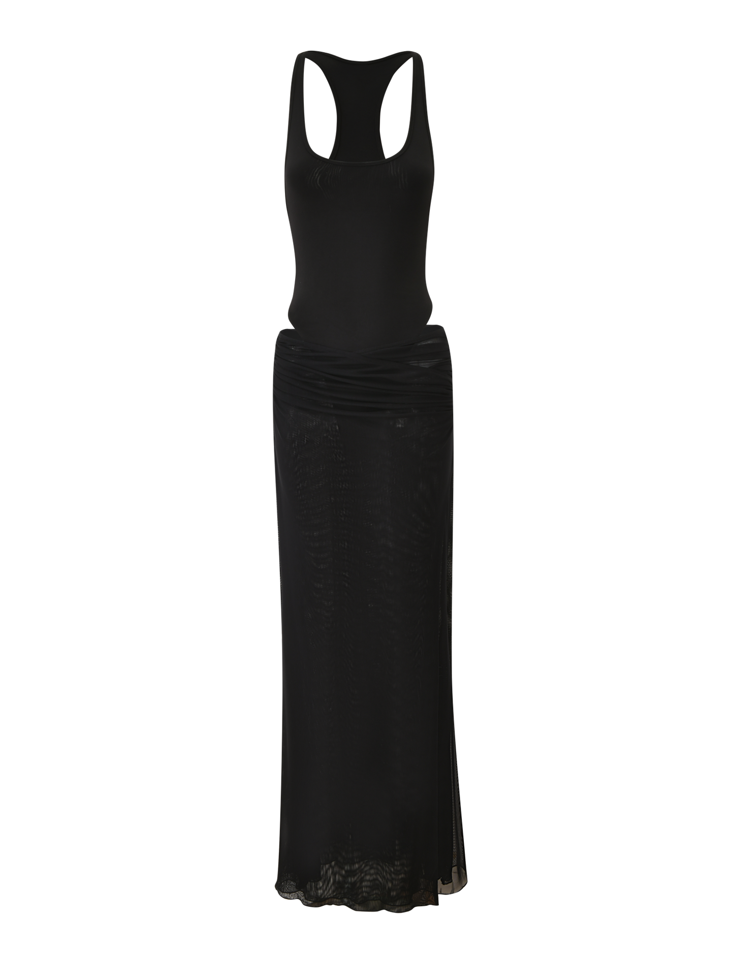LILIANA-SUMMER MAXI DRESS - BLACK