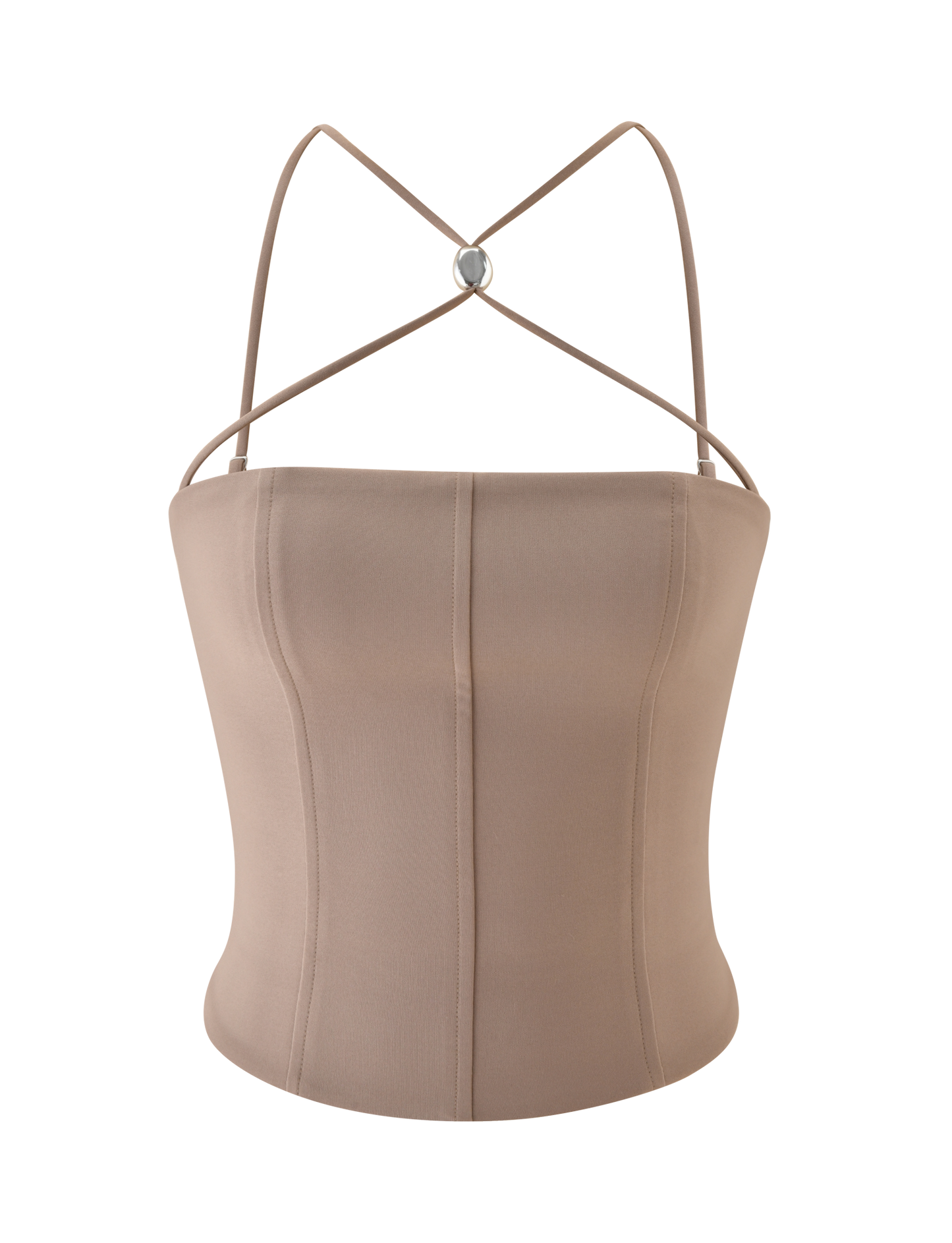 TAMORA CORSET TOP - TAUPE