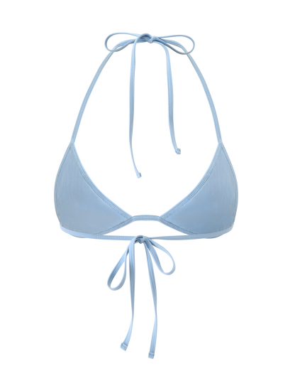 SOLAS SEQUIN BIKINI TOP - SKY BLUE