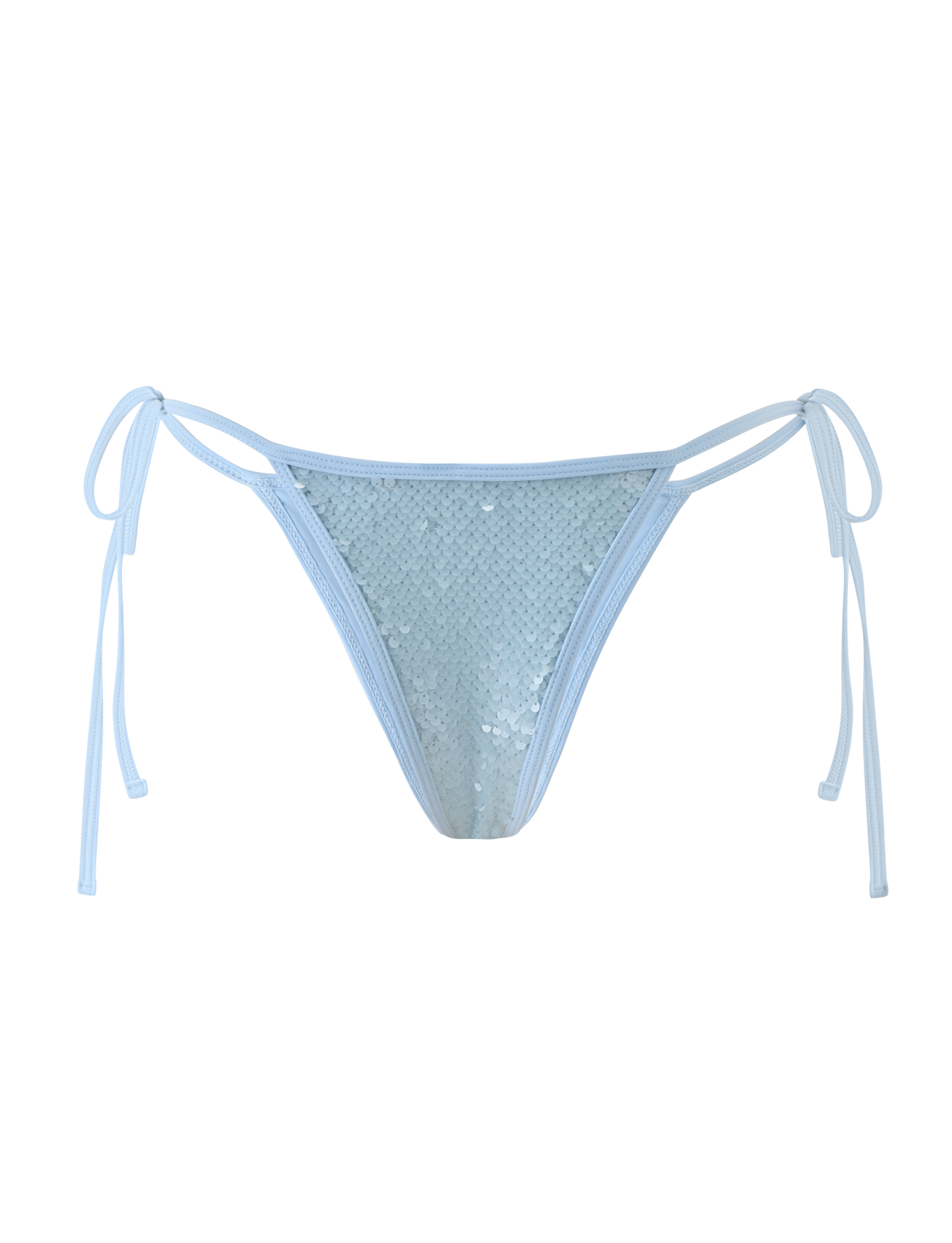 SOLAS SEQUIN BIKINI BOTTOM - SKY BLUE