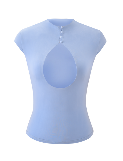 MILLS TOP - BABY BLUE
