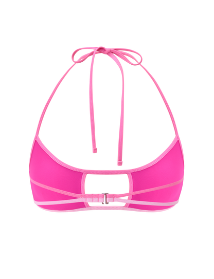 PALMER BIKINI TOP - BERRY