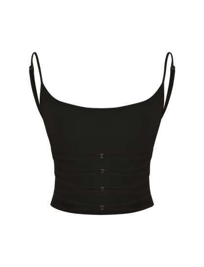 MINERVA TOP - BLACK