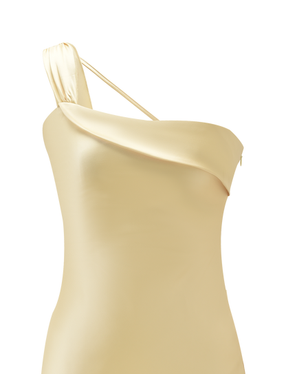 RAINEY MINI DRESS - BUTTER