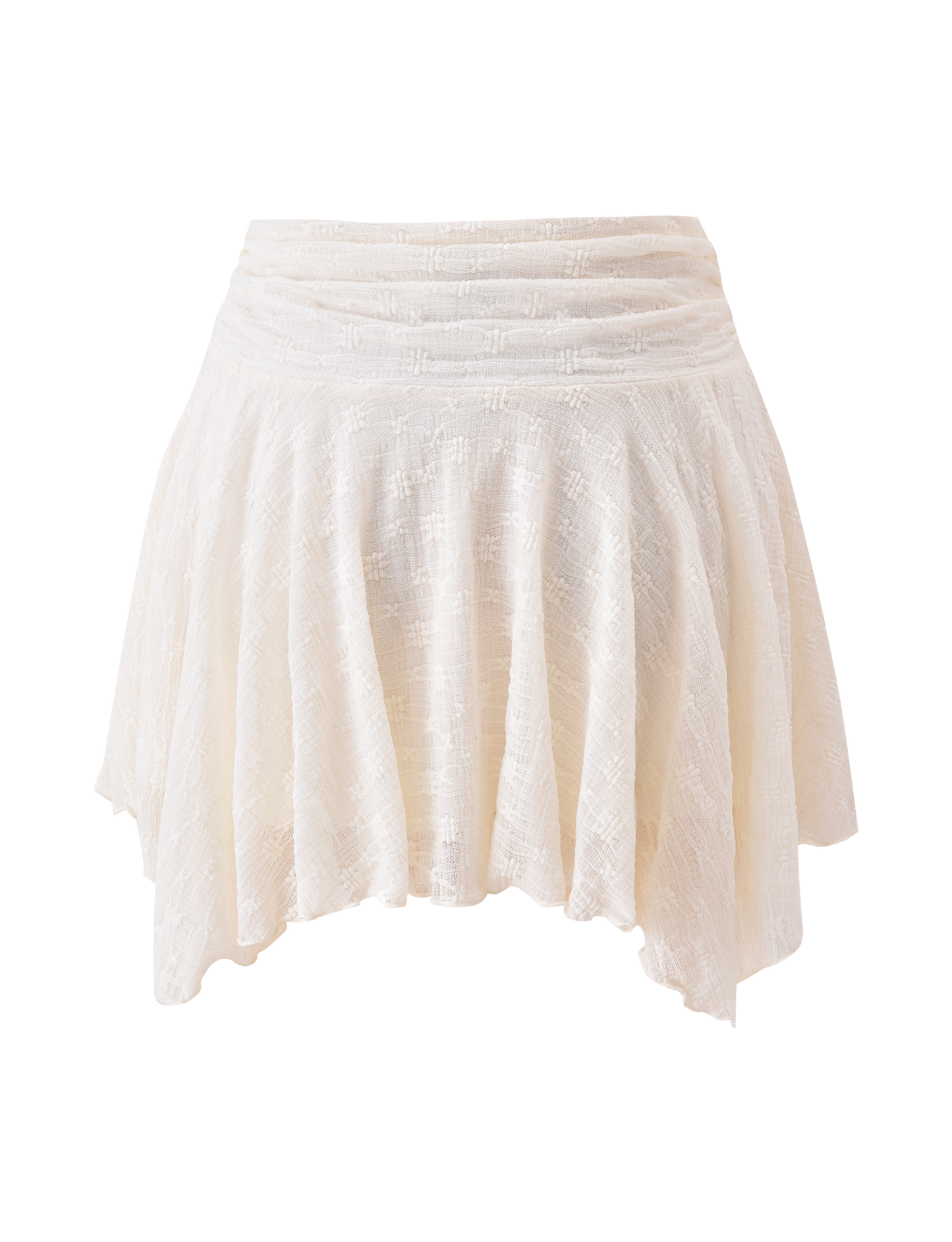MYLAH MINI SKIRT - IVORY