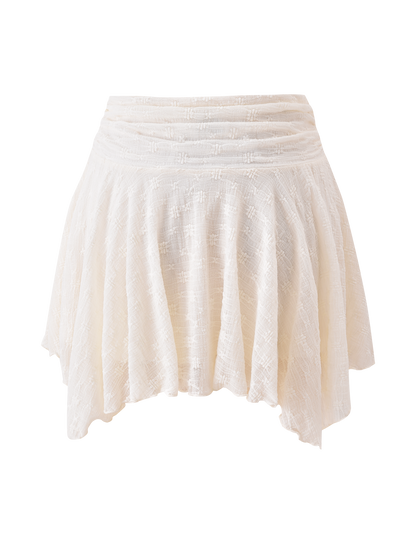 MYLAH MINI SKIRT - IVORY