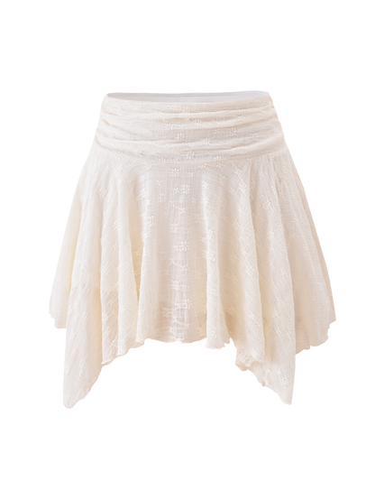 MYLAH MINI SKIRT - IVORY