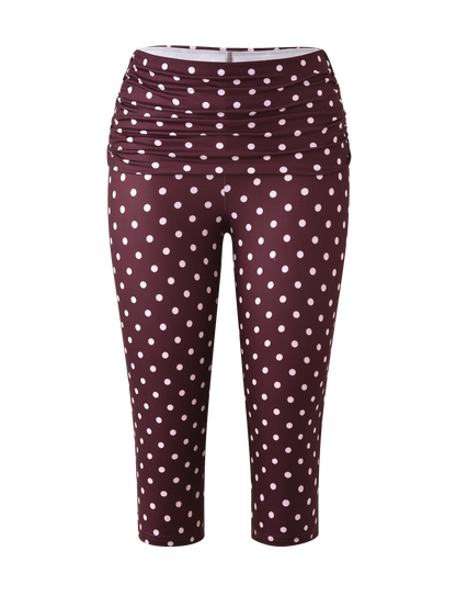 VALI POLKA DOT CAPRI - CHOCOLATE PINK DOT