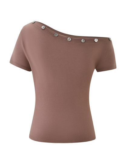MARITA TOP - MOCHA