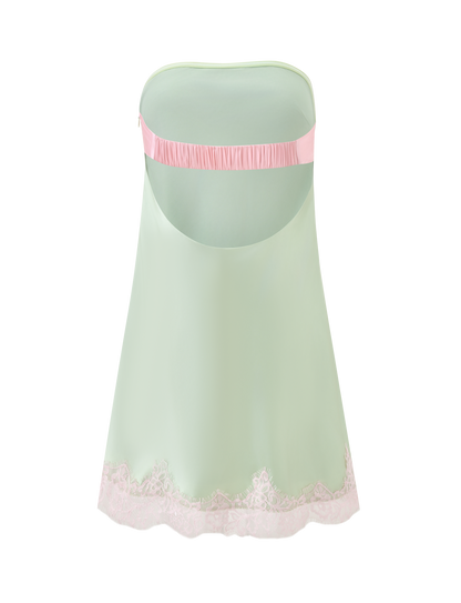 MILYANA MINI DRESS - PISTACHIO