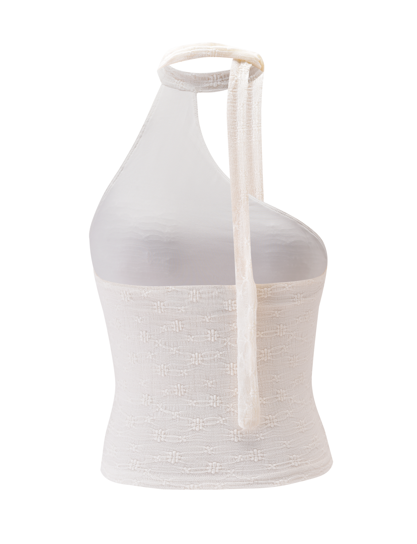 MYLAH ONE SHOULDER TOP - IVORY
