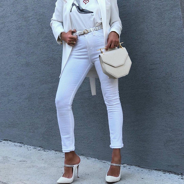 Chic Pearl Detailed High Heels