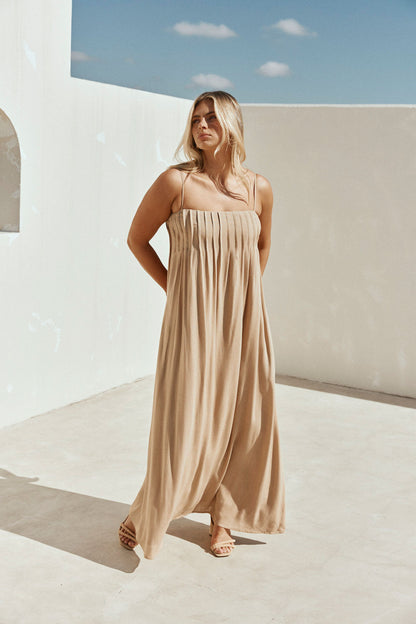 SAMPLE-Ada Dress - Tan