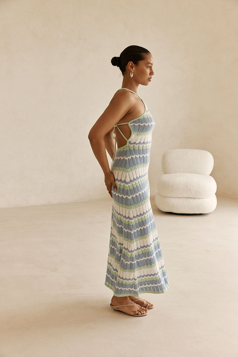 Bexley Knit Dress - Sky