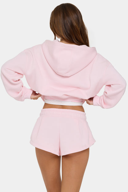 Mid-Rise Mini Shorts in Sorbet