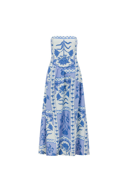 Aliza Dress - Palais Blue