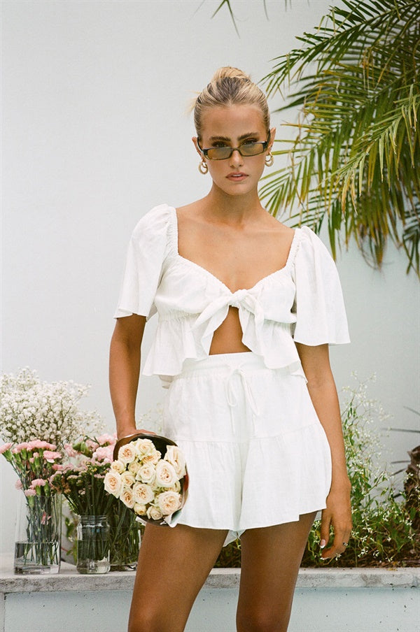 SAMPLE-Allura Shorts - White