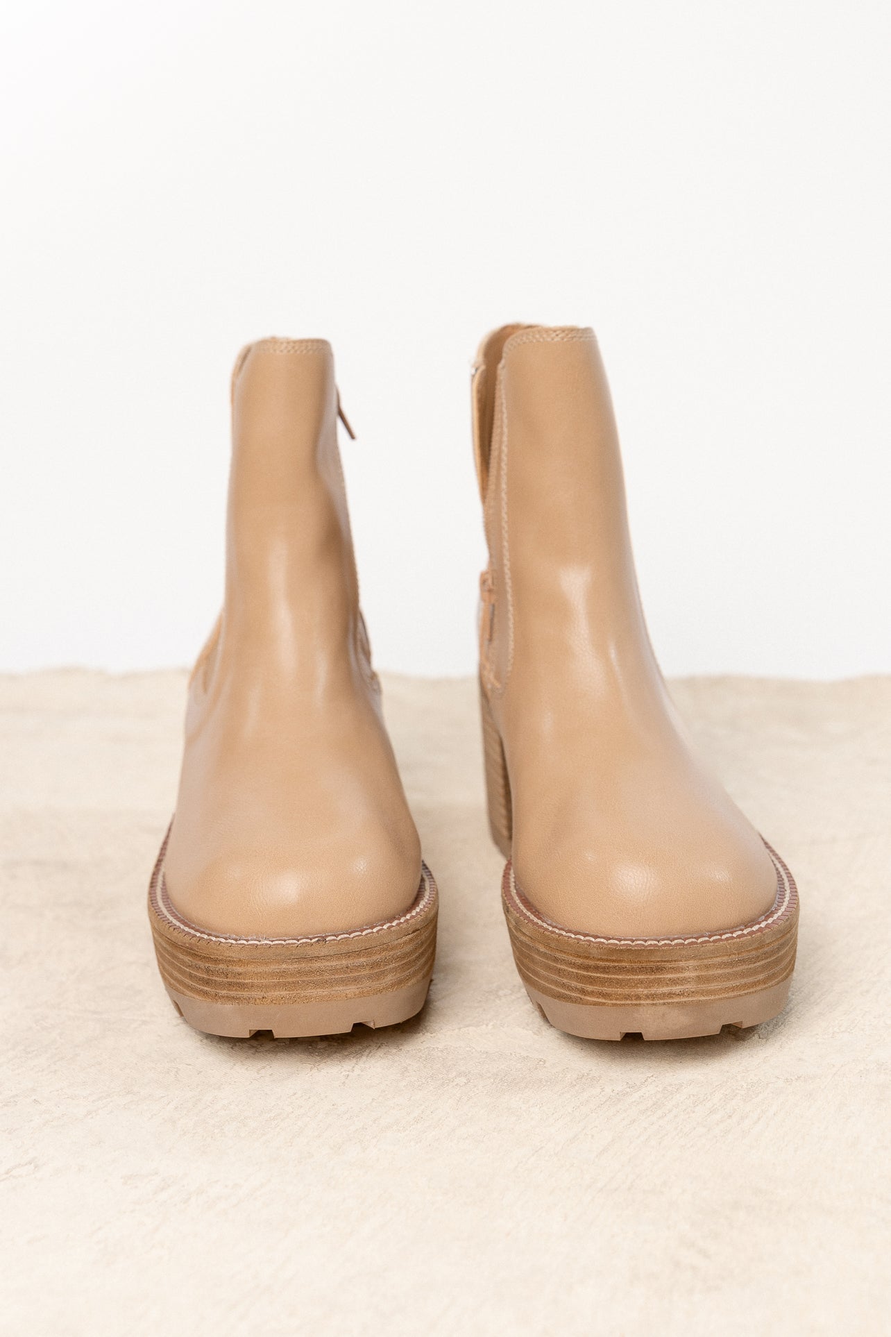Dorothy Boots in Beige - FINAL SALE
