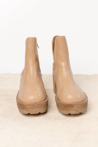 Dorothy Boots in Beige - FINAL SALE