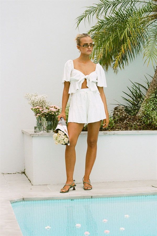SAMPLE-Allura Shorts - White