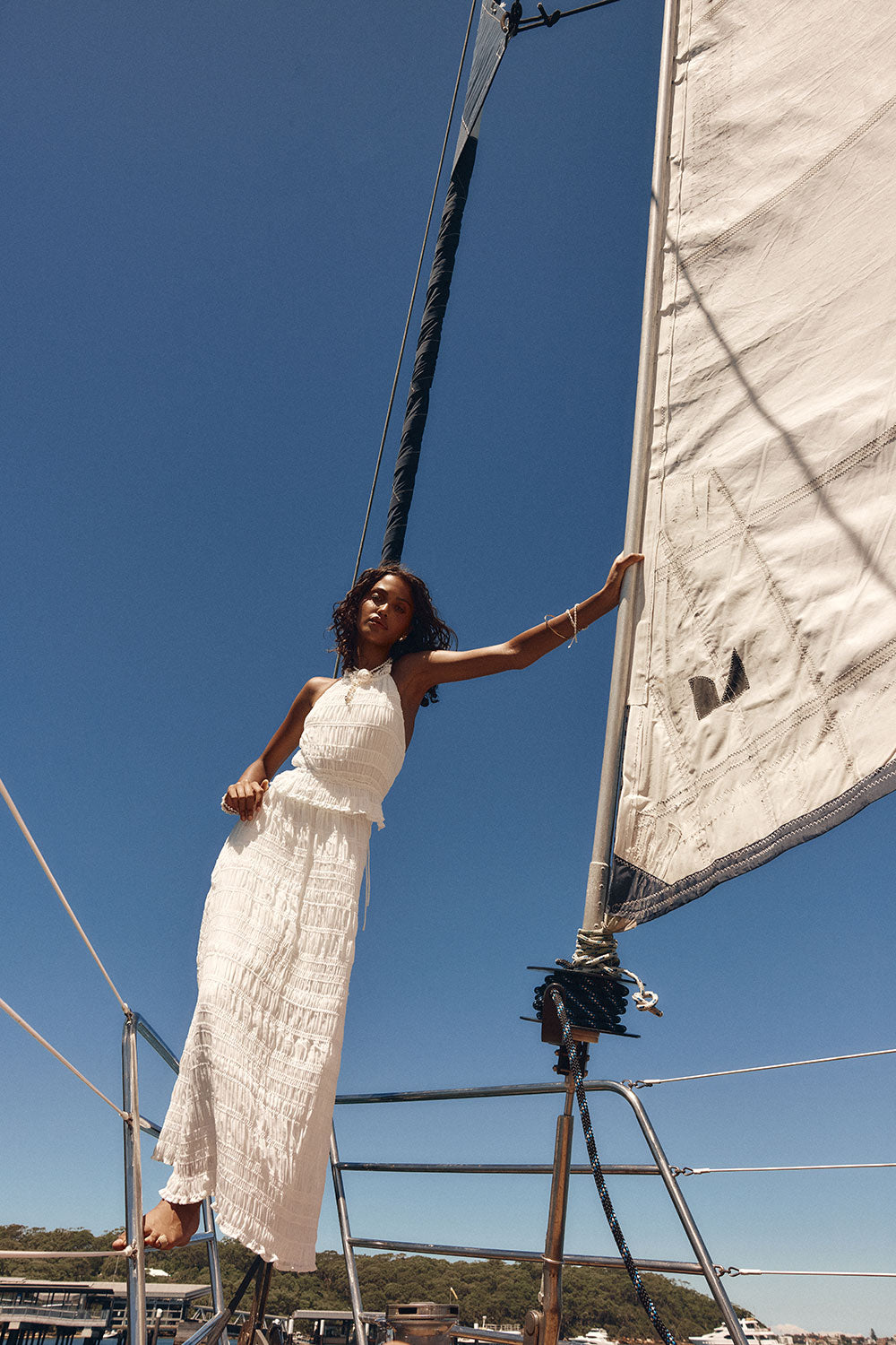 SAMPLE-Cabo Dress - White