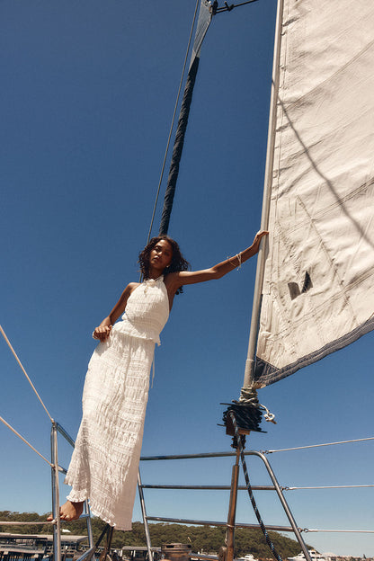 SAMPLE-Cabo Dress - White