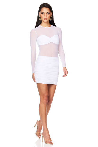 Nookie Eclipse Mini Dress - White