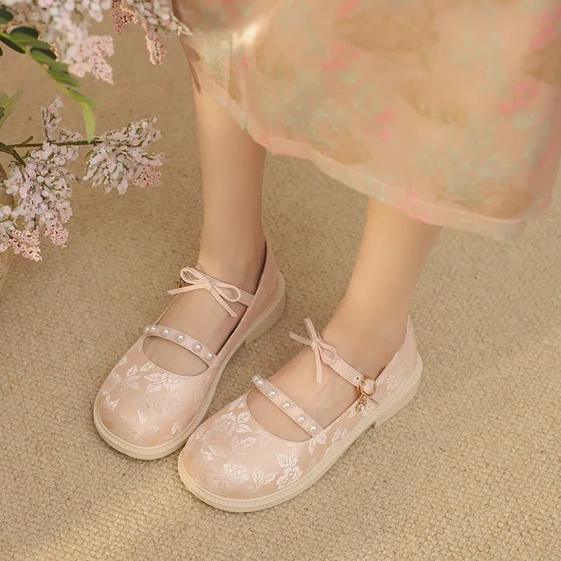 Chunky Heel Mary Jane Shoes