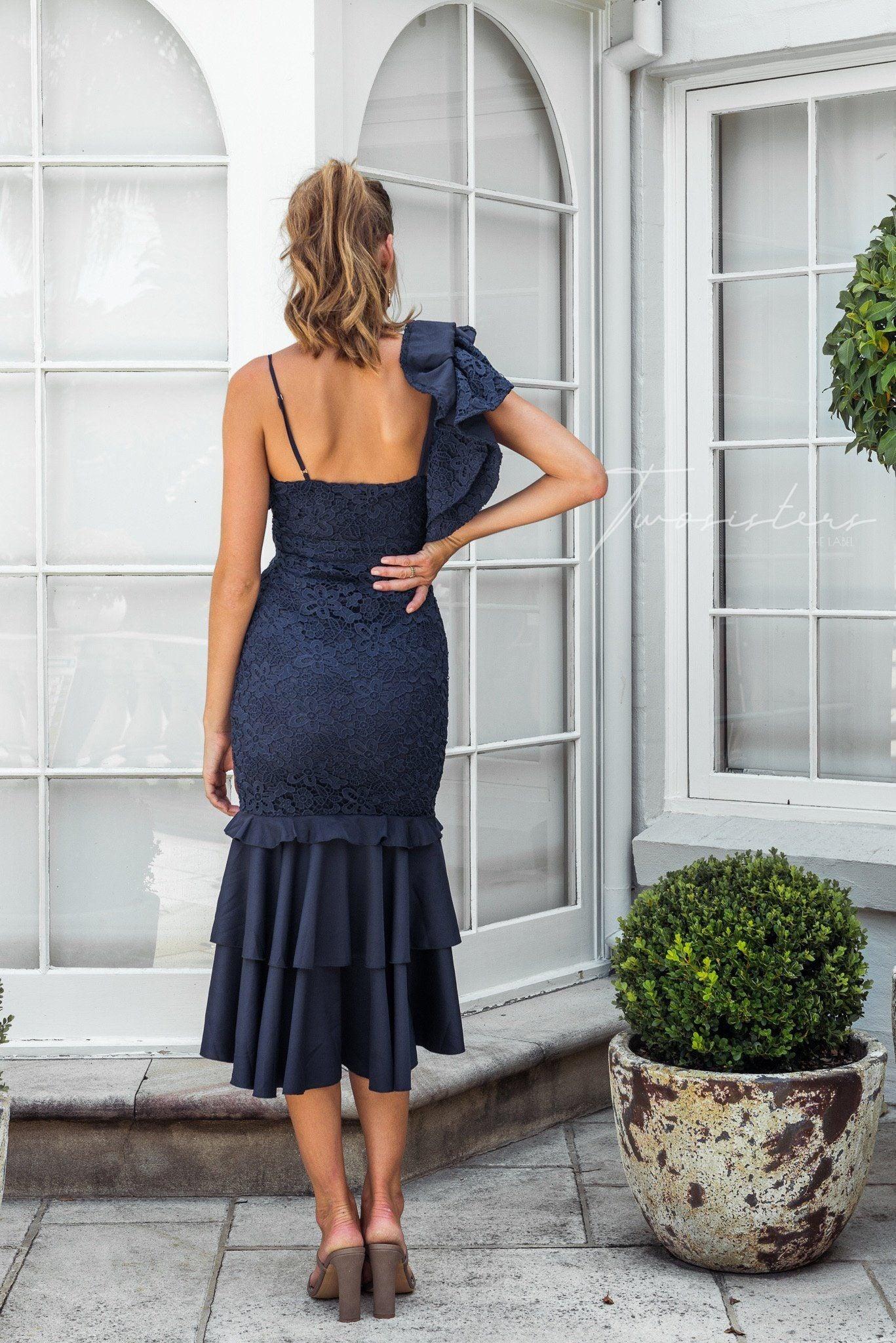 Sophia Dress - Navy